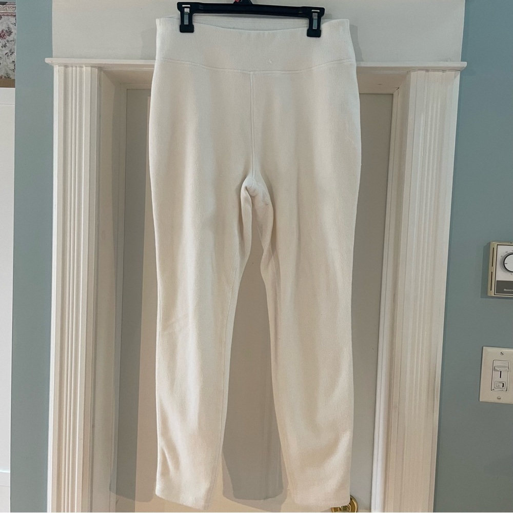 Joe Fresh Soft Fleece Cream Leggings Sweatpants Activewear for Winter